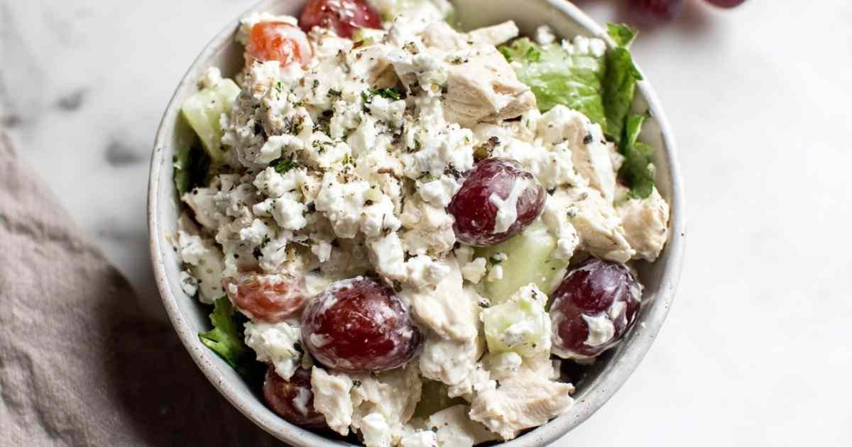 High Protein Cottage Cheese Chicken Salad Sandwich