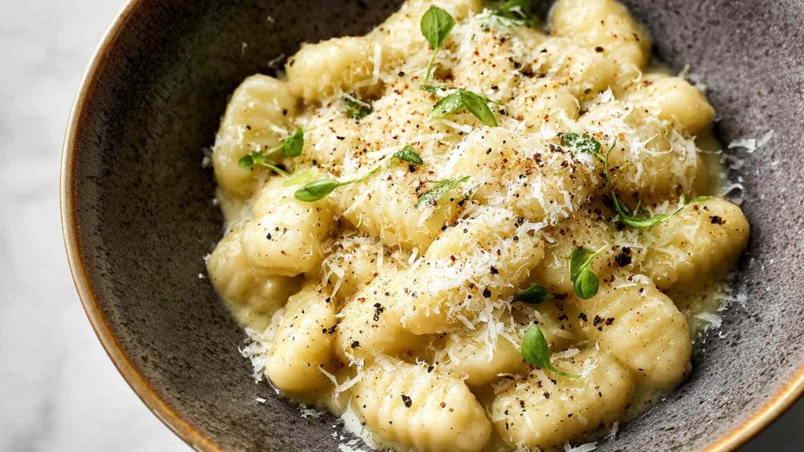Creamy Pesto Gnocchi