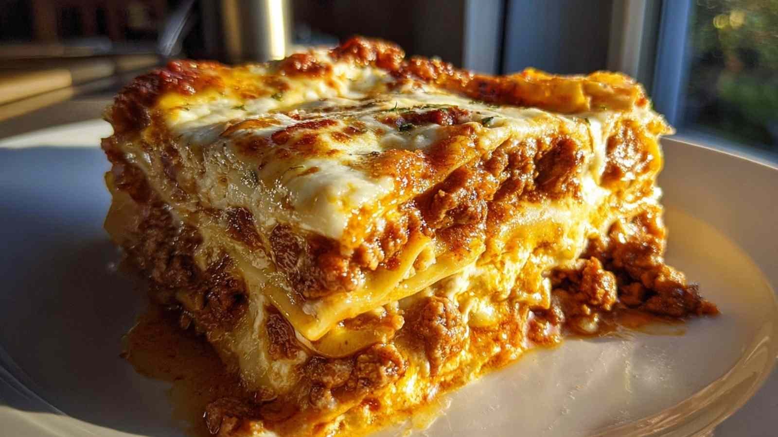 Easy High Protein Lasagna with Cottage Cheese