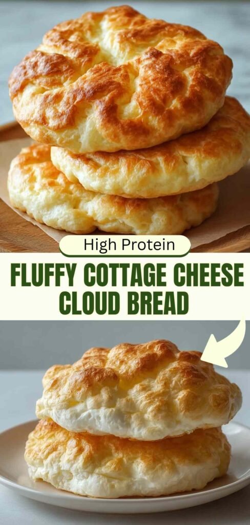 Fluffy Cottage Cheese Cloud Bread 1