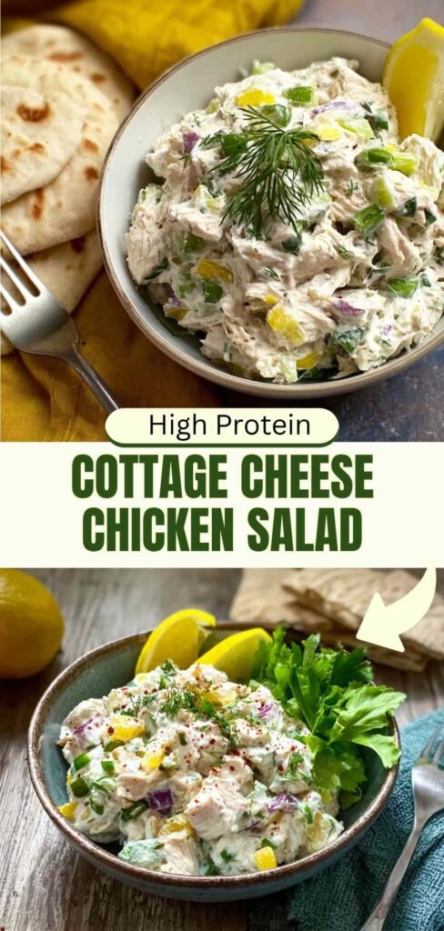 High Protein Cottage Cheese Chicken Salad