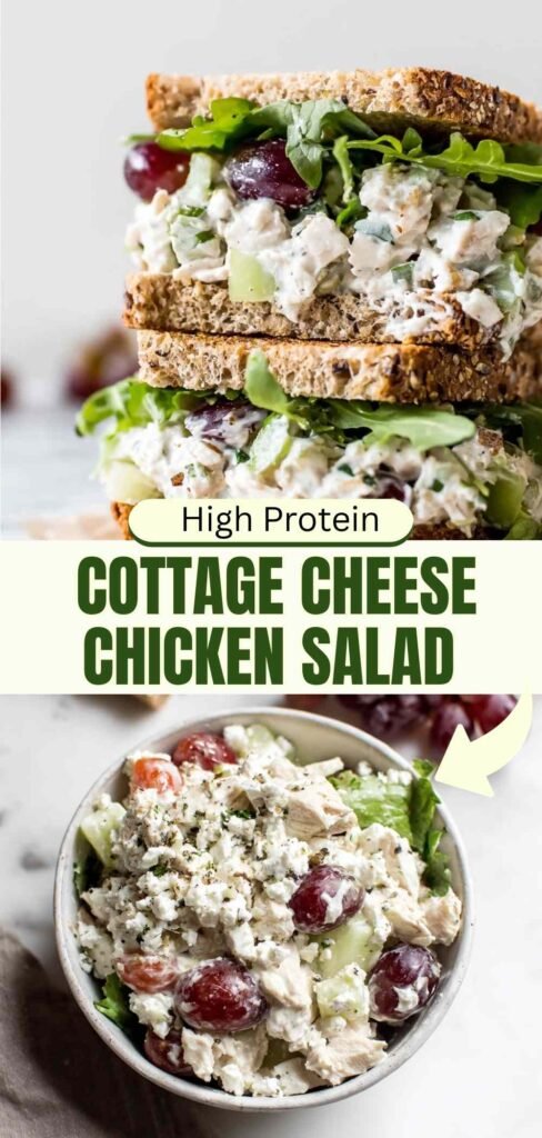 High Protein Cottage Cheese Sandwich