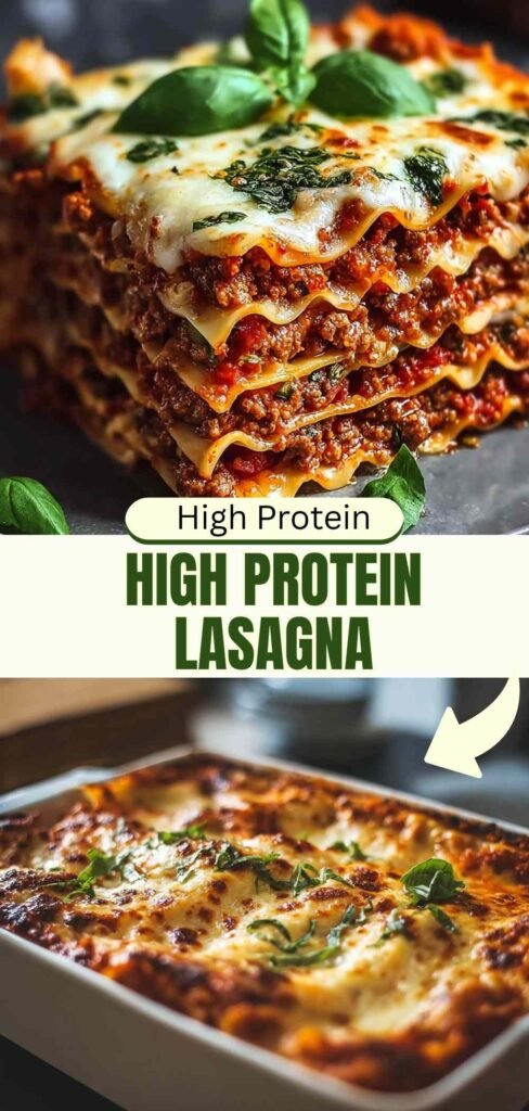 High Protein Lasagna Recipe - 30g Protein Italian Comfort Food That Actually Tastes Amazing