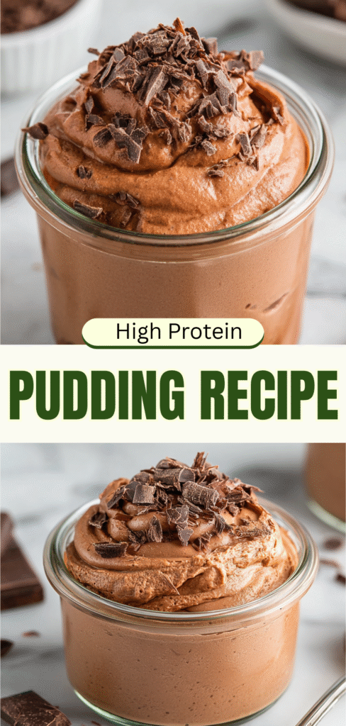 High Protein Pudding Recipe 50g Protein in 3 Minutes