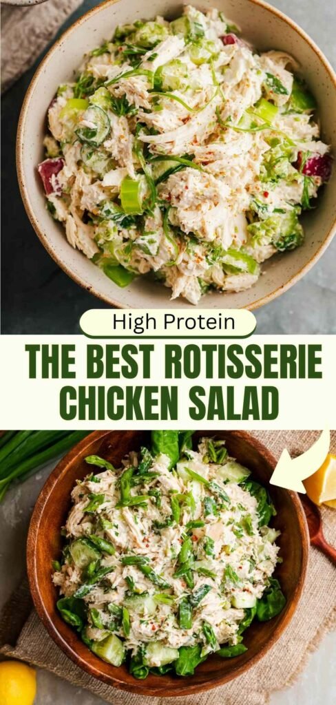 High Protein Rotisserie Chicken Salad