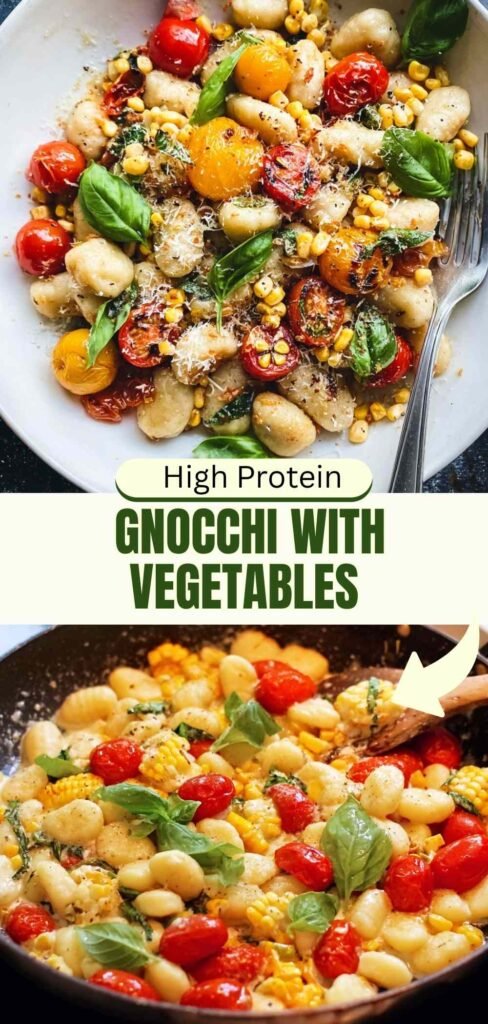 Quick Gnocchi with Vegetables Easy 15 Minute Dinner Recipe
