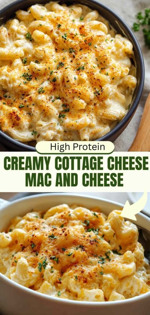 High Protein Cottage Cheese Mac and Cheese - 20g Protein Per Serving