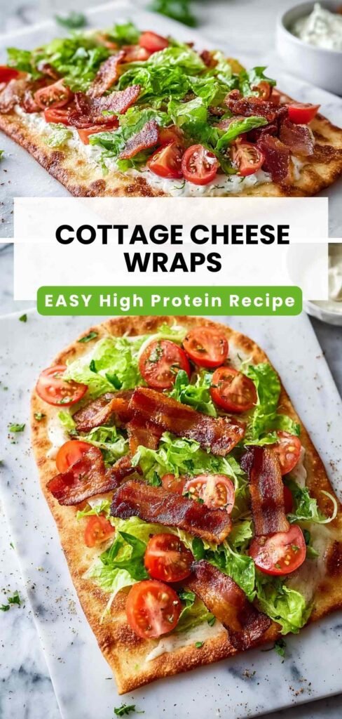 High Protein Cottage Cheese Wraps Recipe - 12g+ Protein Per Serving