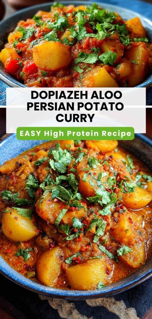 Easy Dopiazeh Aloo Persian Potato Curry Authentic Comfort Food 1