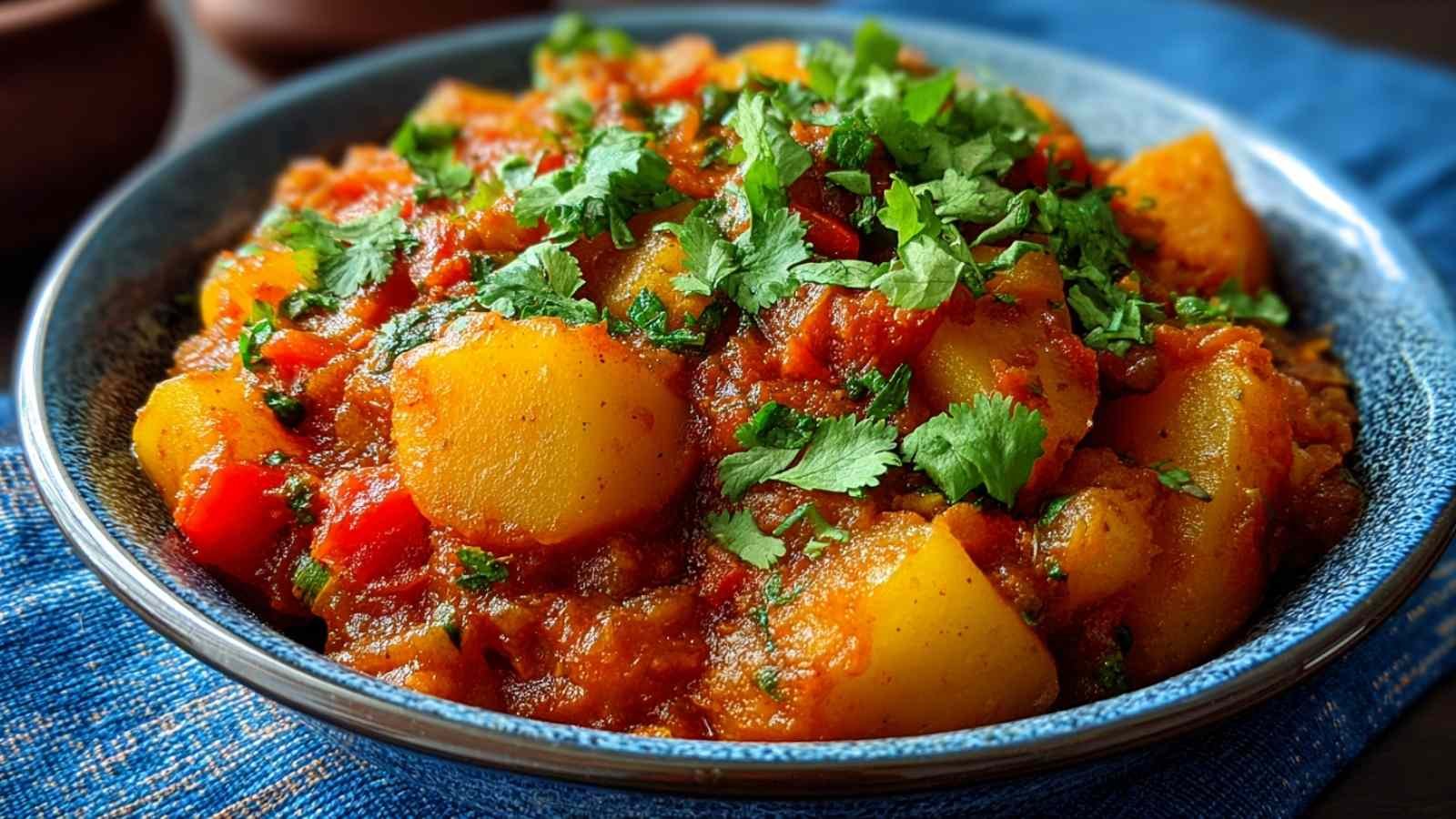 Easy Dopiazeh Aloo Persian Potato Curry - Authentic Comfort Food