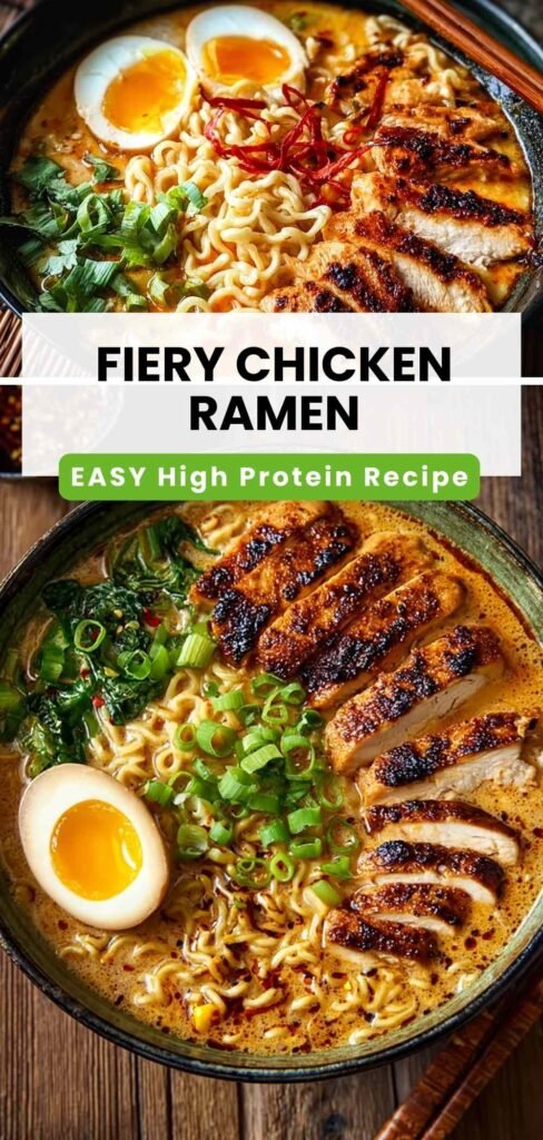 Golden spicy chicken strips cooking in skillet for fiery chicken ramen recipe
