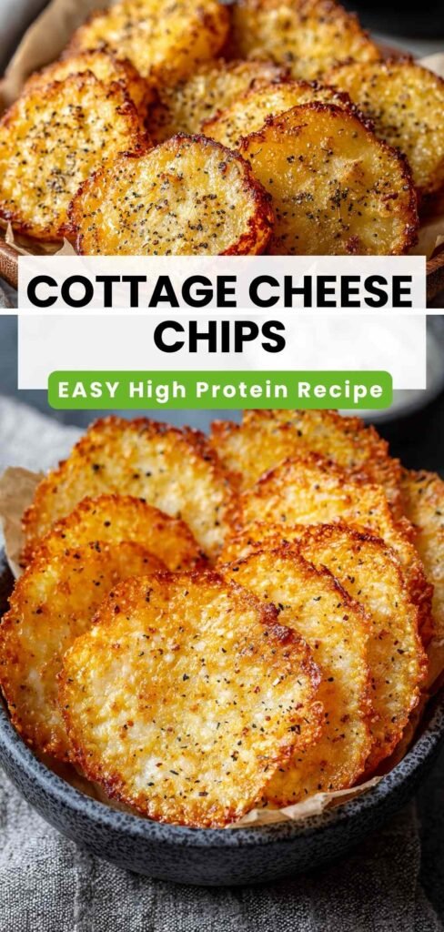 High Protein Cottage Cheese Chips Recipe (12g+ Protein!)