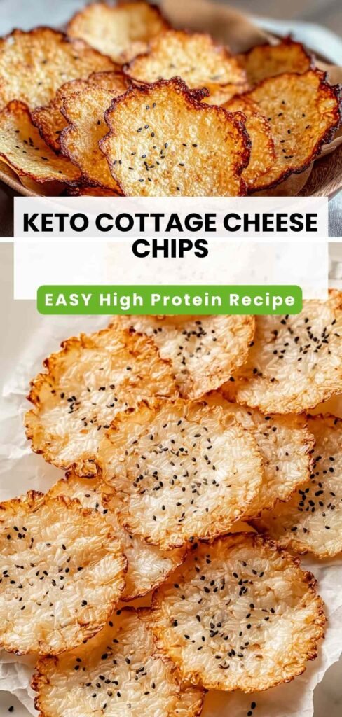 High Protein 1 Ingredient Keto Cottage Cheese Chips - 2g Protein Each