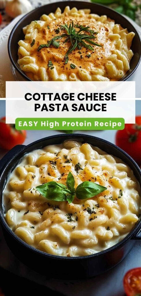 High Protein Cottage Cheese Pasta Sauce - 22g+ Protein Per Serving