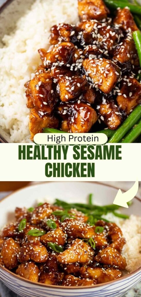 High Protein Healthy Sesame Chicken 25g Protein 25 Minutes