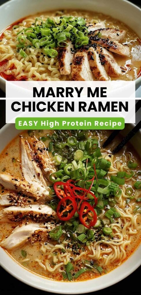 High Protein Marry Me Chicken Ramen – Rich in Protein Comfort Food