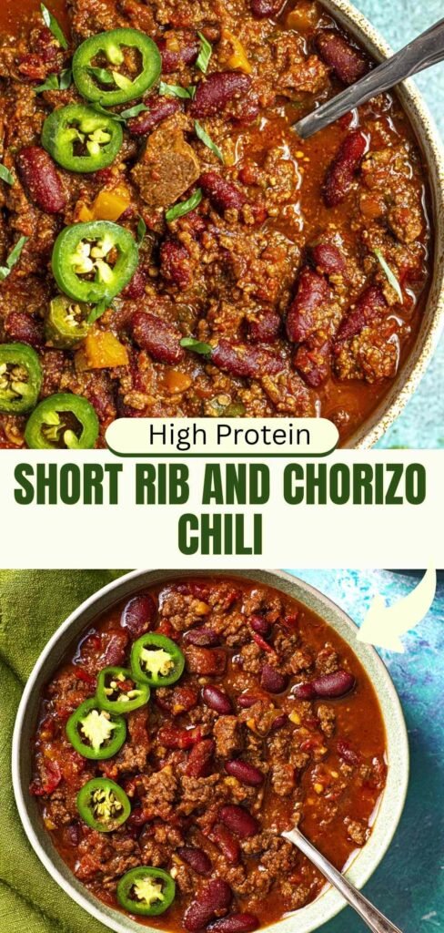 High Protein Short Rib and Chorizo Chili Award Winning Recipe 73 characters