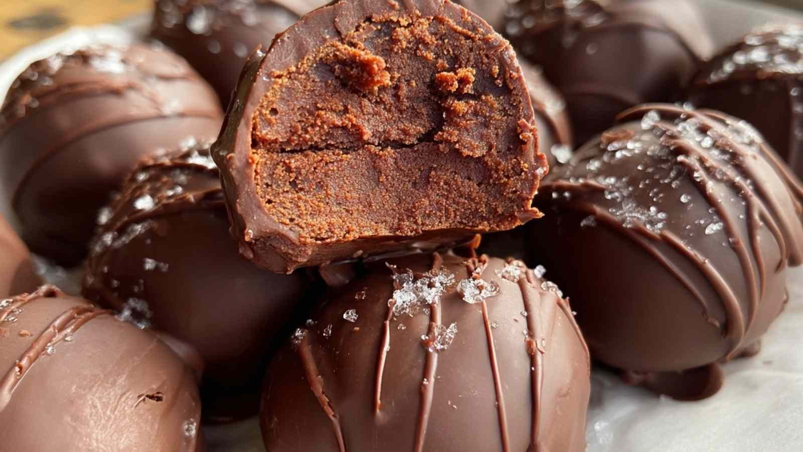 Easy No-Bake Brownie Protein Bites