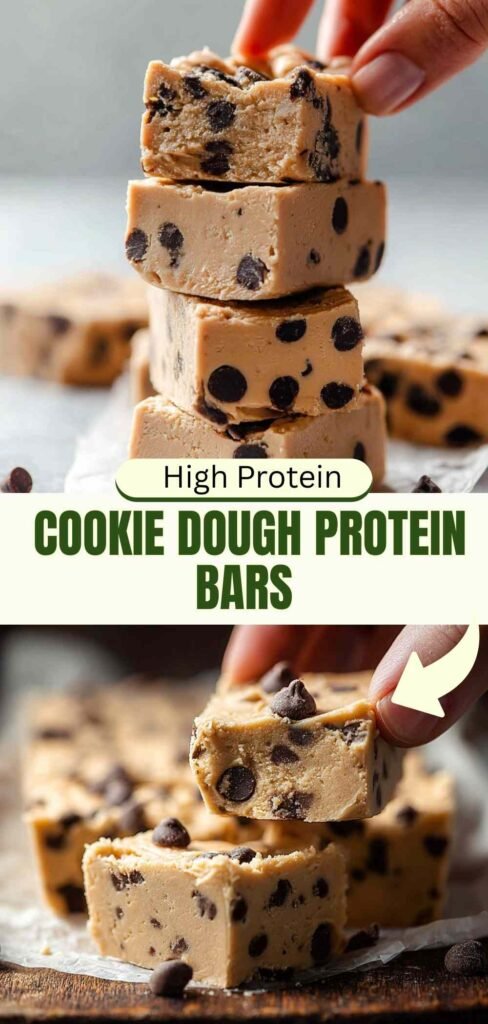 cookie dough protein bars recipe