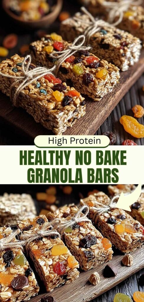 healthy no bake granola bars recipe